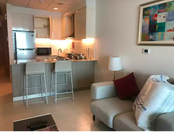 Residencial Listo Propiedad 1 dormitorio F / F Apartamento  alquiler en al-sad , Doha #7715 - 1  image 